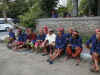 Gamelan players waiting for the parade to start